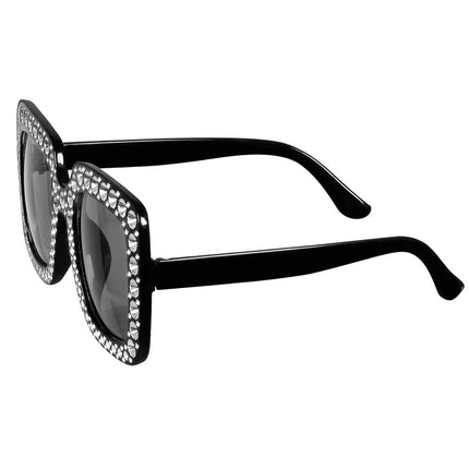 Gafas de fiesta Purpurina negra