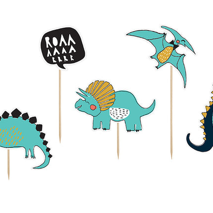 Cake topper Dinosaurios 20cm 5pcs