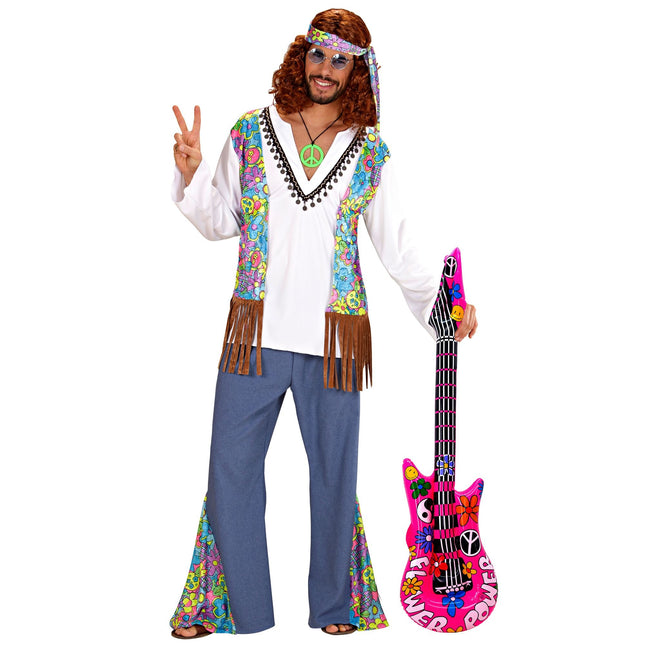 Hippie 60S Falsa Guitarra Hinchable 1,05m