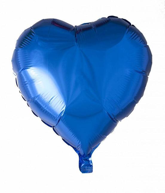 Globo de Helio Corazón Azul 46cm vacio