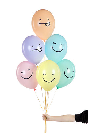 Globos Sonrientes 30cm 6pcs