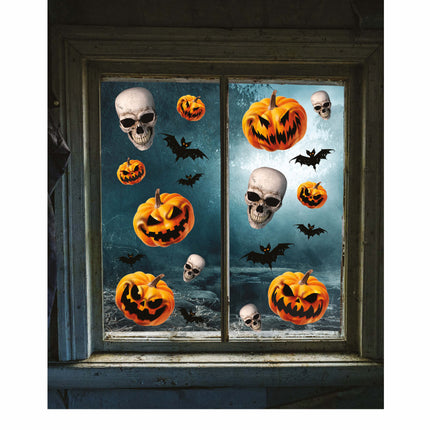 Decoración para ventanas de Halloween Esqueletos