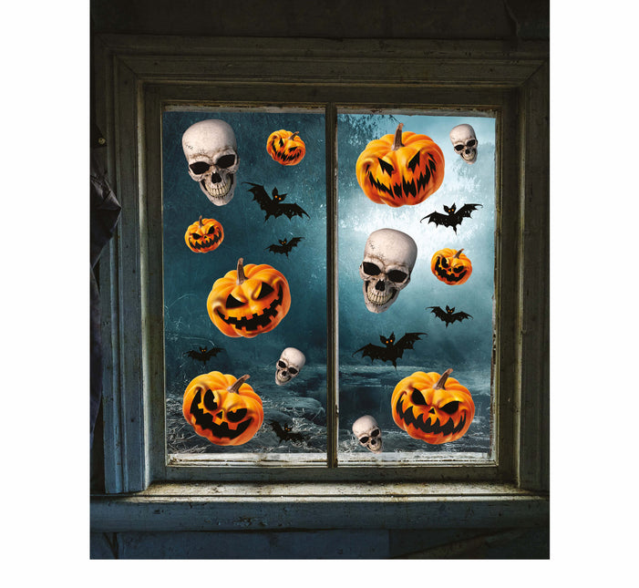 Decoración para ventanas de Halloween Esqueletos