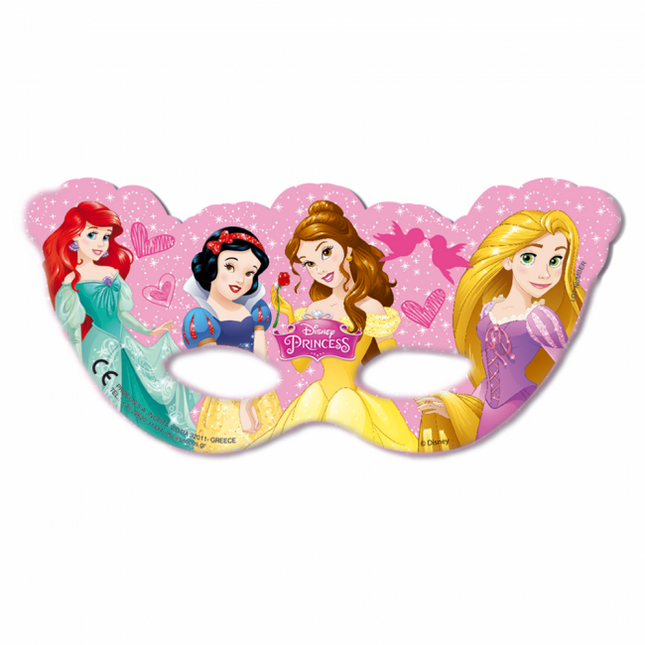 Máscaras Princesas Disney 6pcs