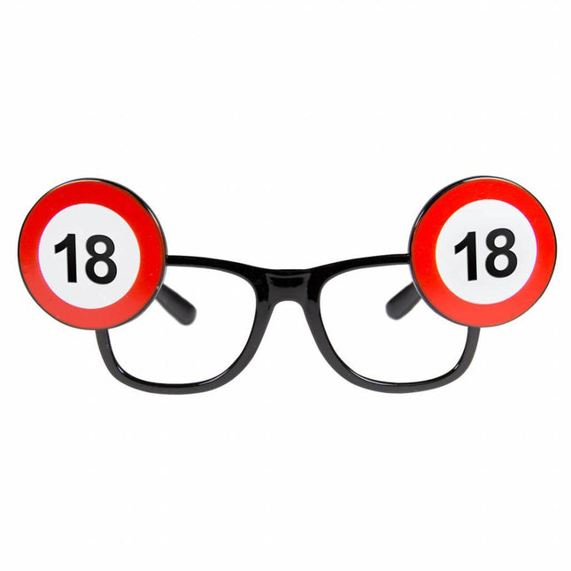 Gafas 18 años Señal de tráfico