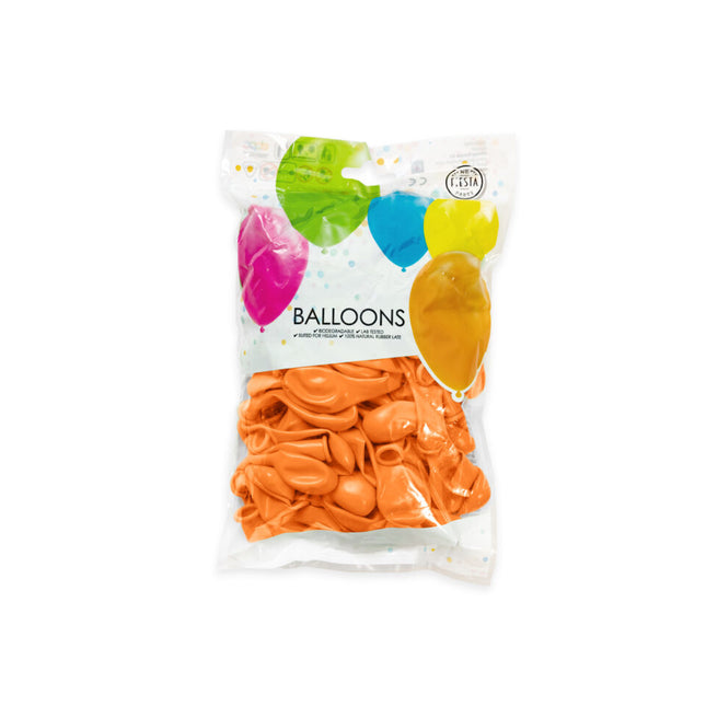 Globos Naranja 13cm 100uds