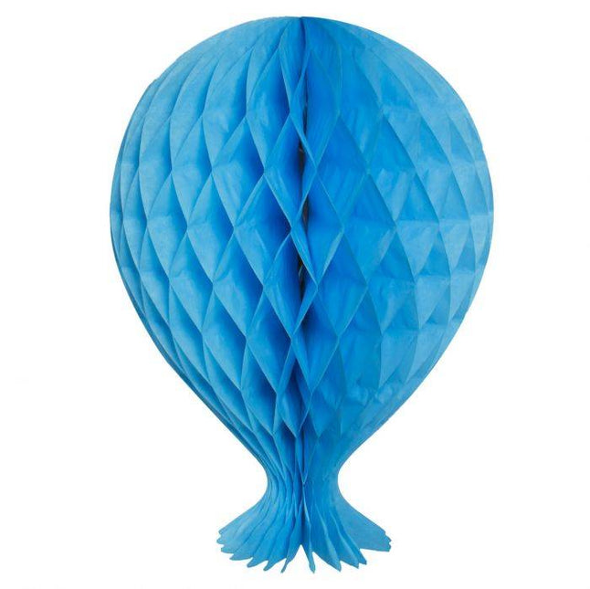 Globo Panal Azul Claro 37cm