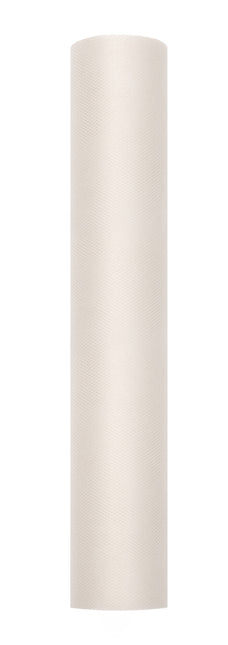 Rollo de Tul Crema Vainilla 30cm 9m