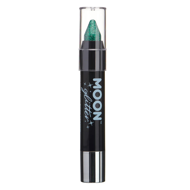 Moon Glitter Crayones Holográficos para el Cuerpo Verde 3.2g