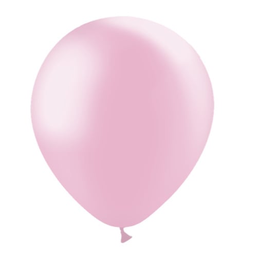 Globos Rosa Claro Metálicos 30cm 10pcs