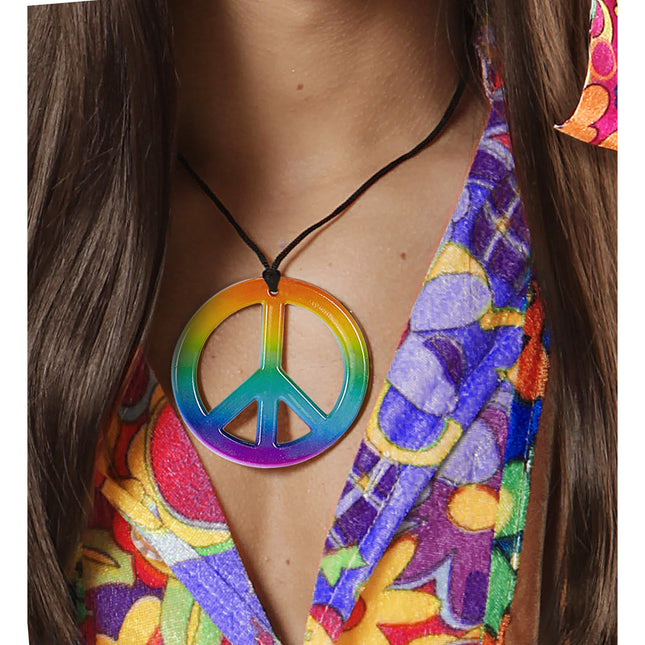 Collar Hippie de Colores Arco Iris