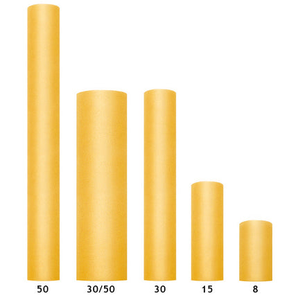 Rollo Tul Amarillo 30cm 50m