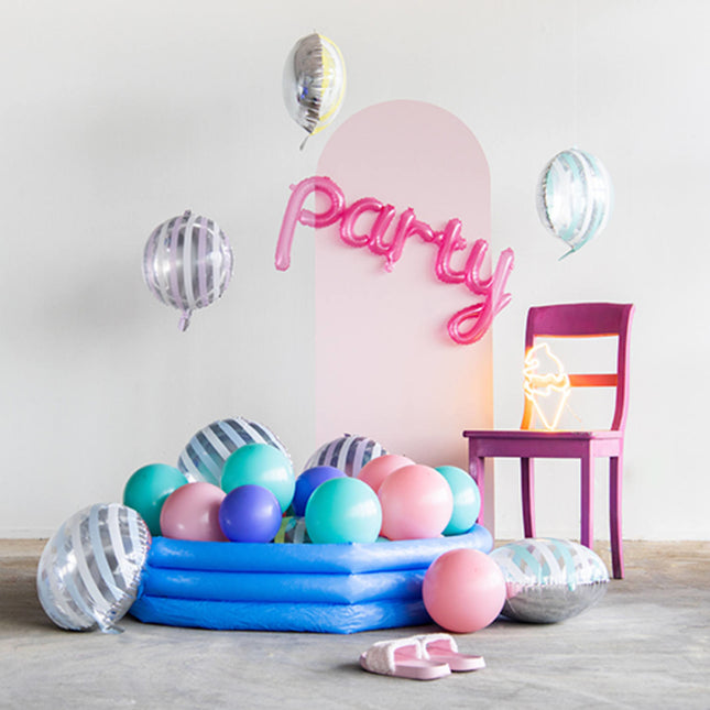 Globos de Helio Set Pool Party 5pcs