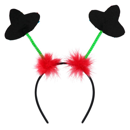 Sombreros con cinta para el pelo