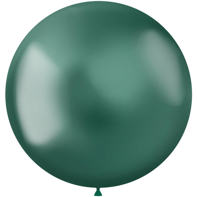 Globos Verdes Cromados 48cm 5pcs