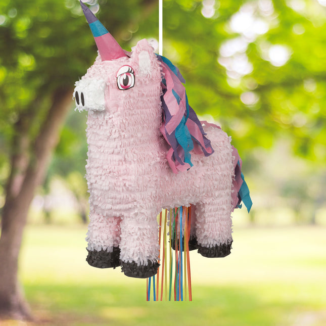 Piñata Unicornio Rosa 55cm