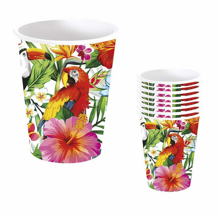 Vasos Hawaii 240ml 6ud