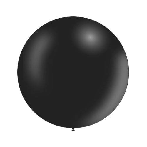 Globo Gigante Negro Metalizado 60cm