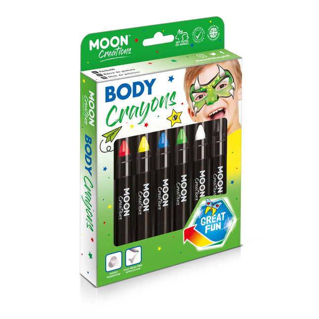 Moon Creations Crayones Corporales Verde Lima 3.2g