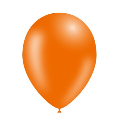 Globos Naranja 25cm 10uds