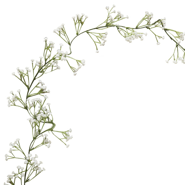 Guirnalda de Flores Blancas Gypsophilla 1,8m