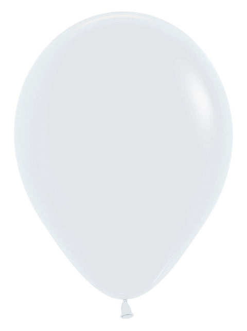 Globos Blanco 30cm 12pcs