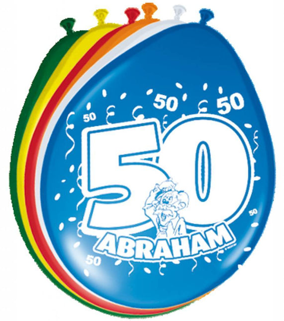 Globos Abraham 30cm 8pcs