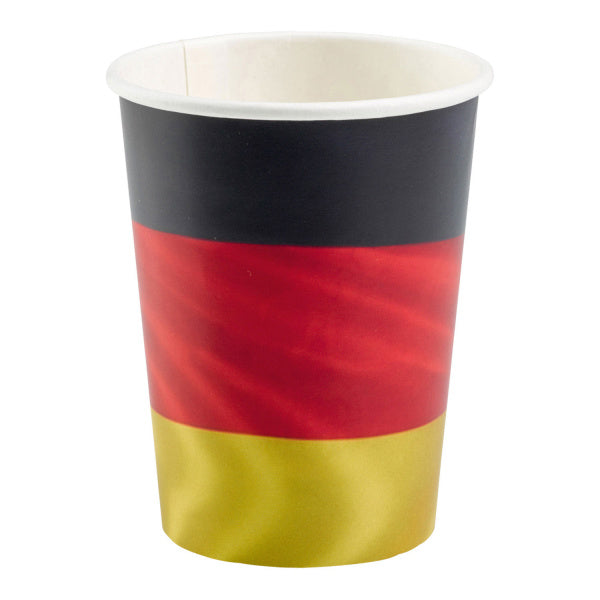 Vasos Alemania Bandera 500ml 6uds.