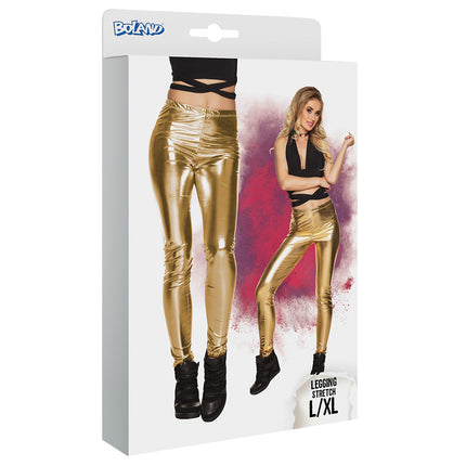 Legging oro metalizado L-XL