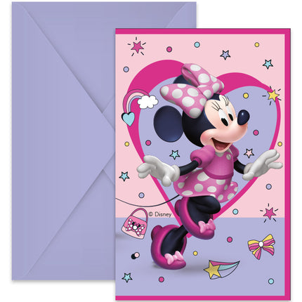 Invitaciones Minnie Junior 6pcs