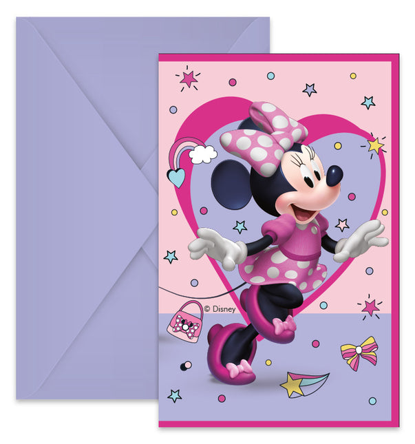 Invitaciones Minnie Junior 6pcs