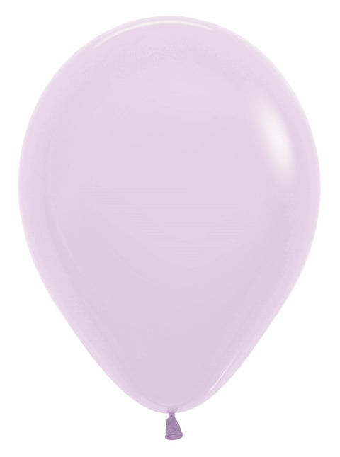 Globos Pastel Mate Lila 30cm 12pcs