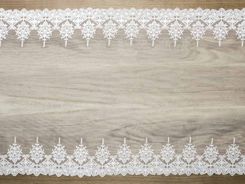 Camino de Mesa Lace Blanco 45cm 9m