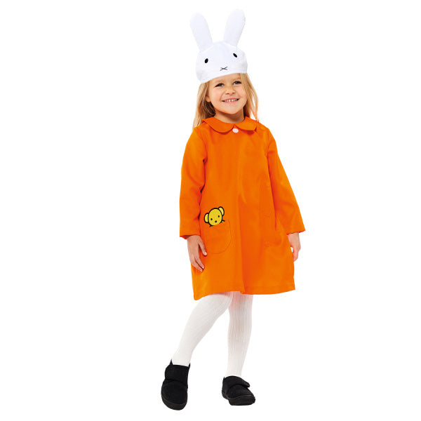 Disfraz Infantil Miffy Vestido Naranja