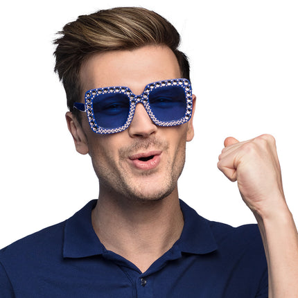 Gafas Azules Purpurina