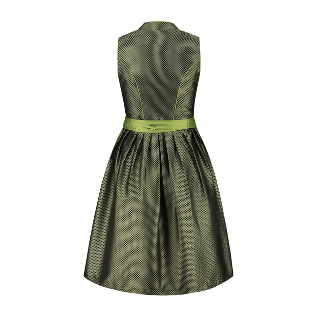 Vestido Dirndl Verde Oscuro Oktoberfest Señoras 2 Piezas