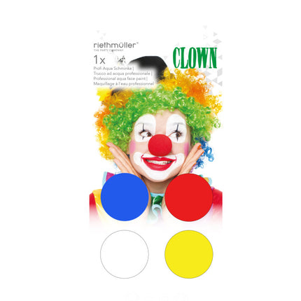 Base de agua para maquillaje de payaso