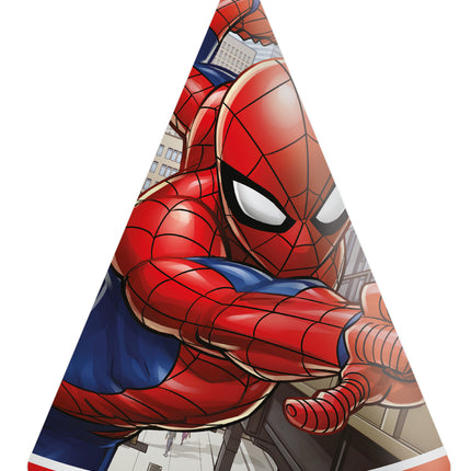 Sombreros de fiesta Spiderman 6pcs