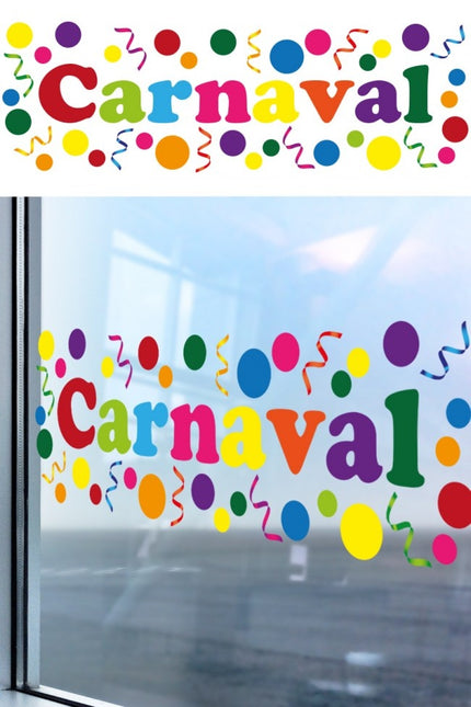 Adhesivo para ventanas Carnaval 75cm