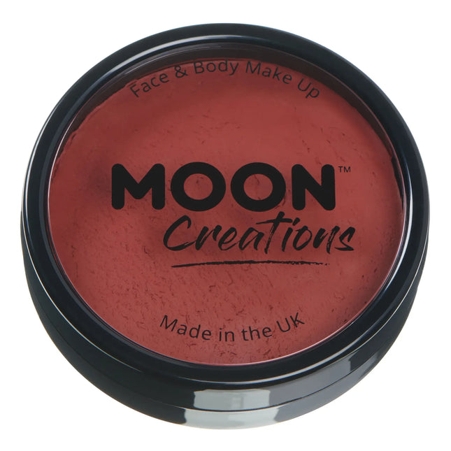 Moon Creations Pro Face Paint Cake Pots Rojo Oscuro 36g