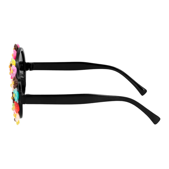 Gafas Negras Flores