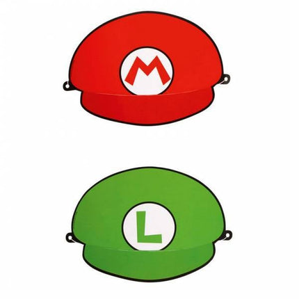 Super Mario Party Sombreros 8pcs