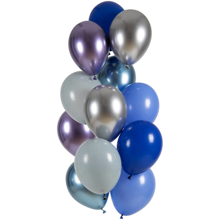 Set Globos Azules 33cm 12pcs