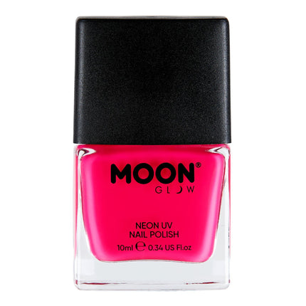 Esmalte de Uñas UV Neón Intenso Moon Glow Rosa Intenso 14ml