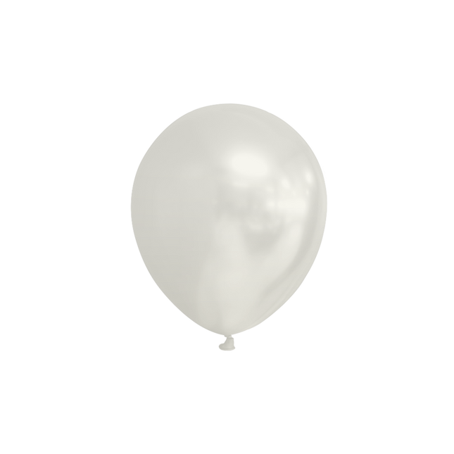 Globos Blancos Metálicos 13cm 100pcs