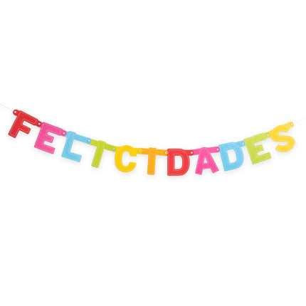 Felicidades Carta Guirnalda