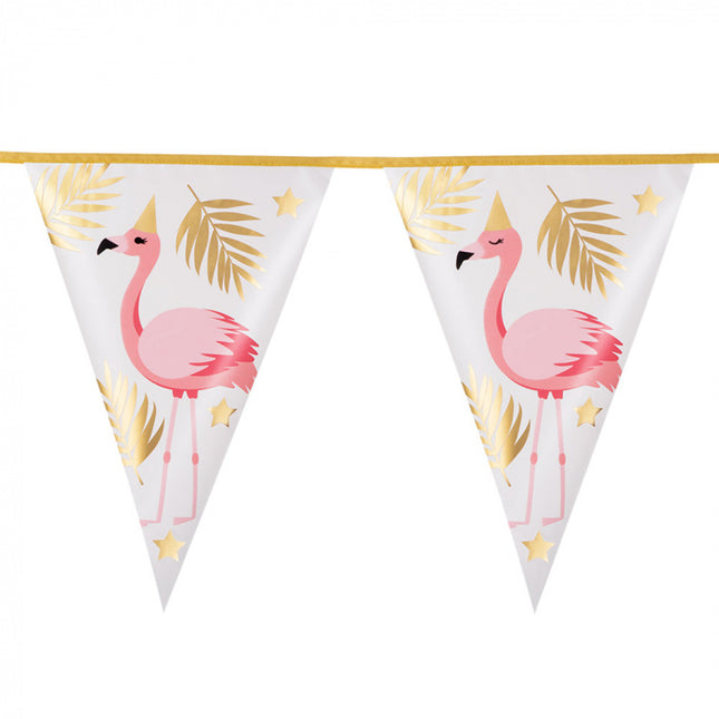 Guirnalda Hawaii Flamingo 4m