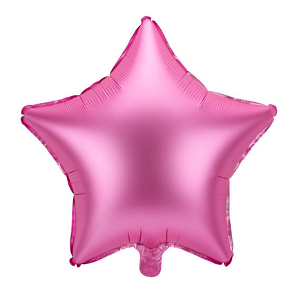 Globo de Helio Estrella Rosa Vacío 48cm