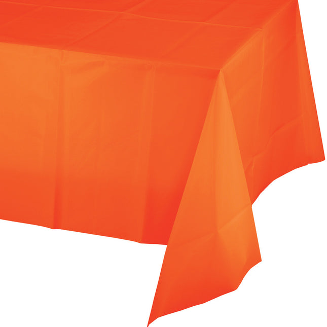 Mantel Naranja Plástico 2.74m