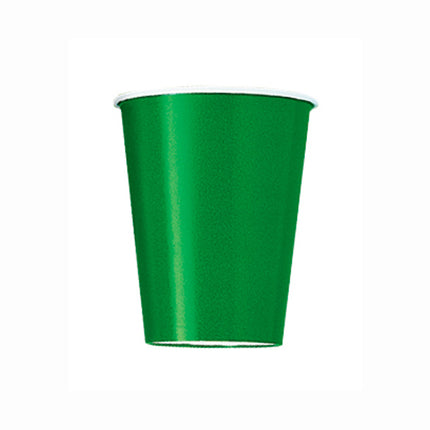 Vasos Verdes 266 ml 14 uds.